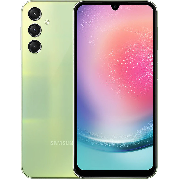 گوشی موبایل سامسونگ مدل Galaxy A24 4G دو سیم کارت ظرفیت 128 گیگابایت و رم 6 گیگابایت به همراه شارژر 25وات سامسونگ - ویتنام
