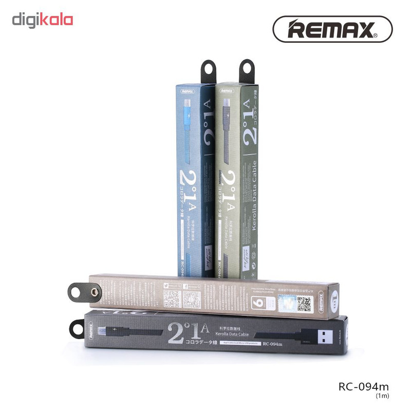 کابل تبدیل USB به microUSB ریمکس مدل Kerolla RC-094m طول 1 متر