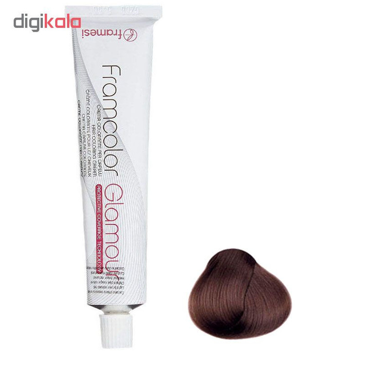رنگ مو فرامسی مدل glamour شماره 5.64 حجم 100 میلی لیتر رنگ شکلاتی تیره