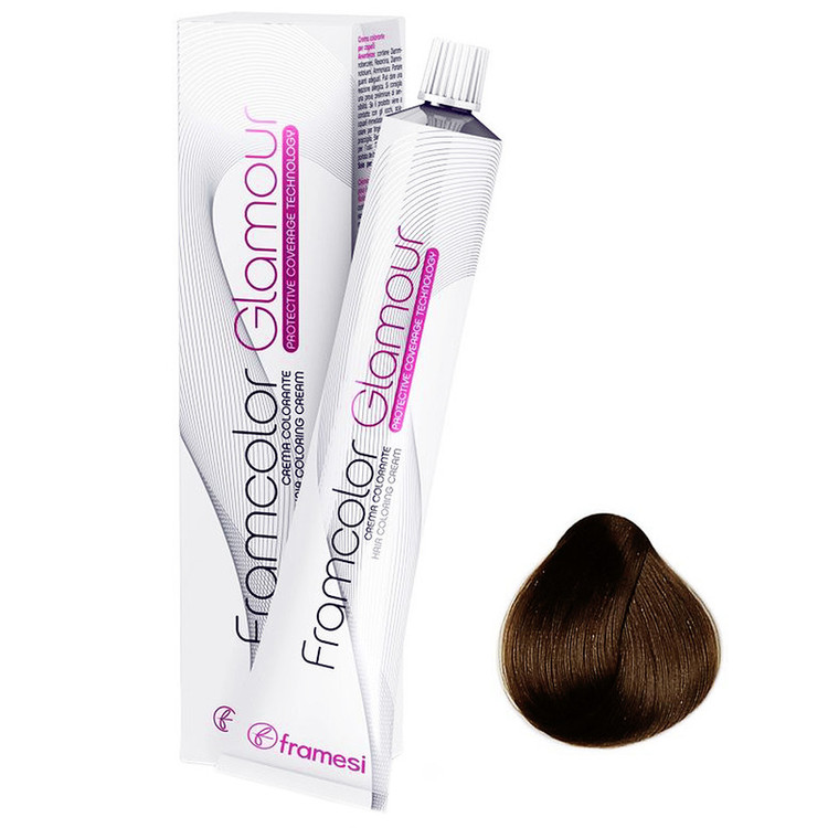 رنگ مو فرامسی مدل Framcolor Glamour شماره 6 حجم 100 میلی لیتر رنگ بلوند تیره