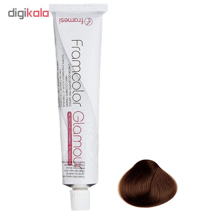 رنگ مو فرامسی مدل glamour شماره 6.46 حجم 100 میلی لیتر رنگ بلوند کهربایی تیره