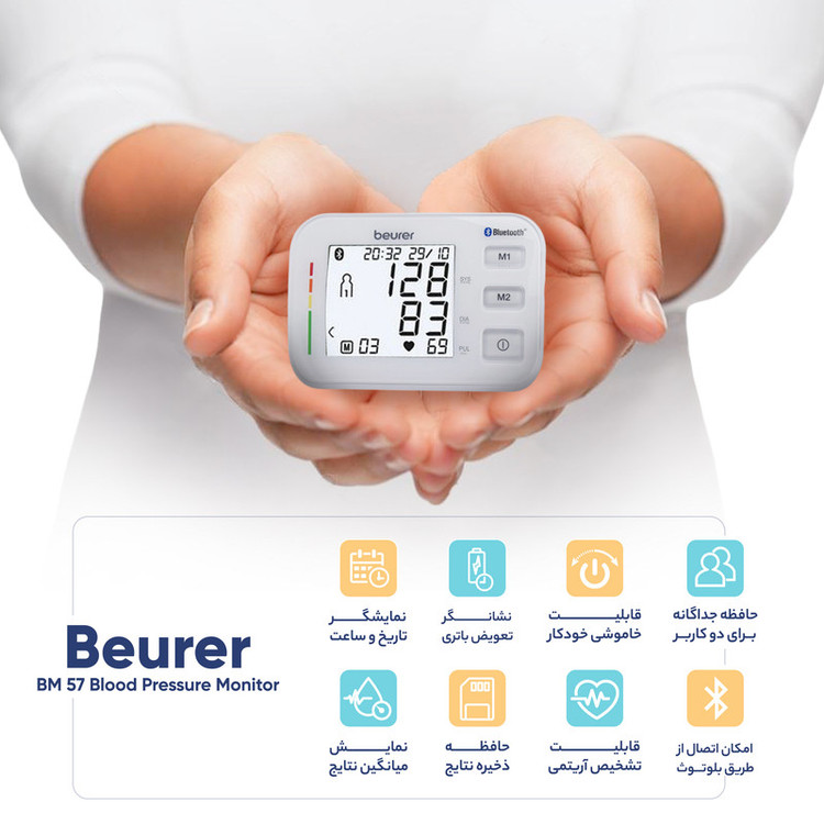 فشار سنج دیجیتال بیورر مدل BM 57