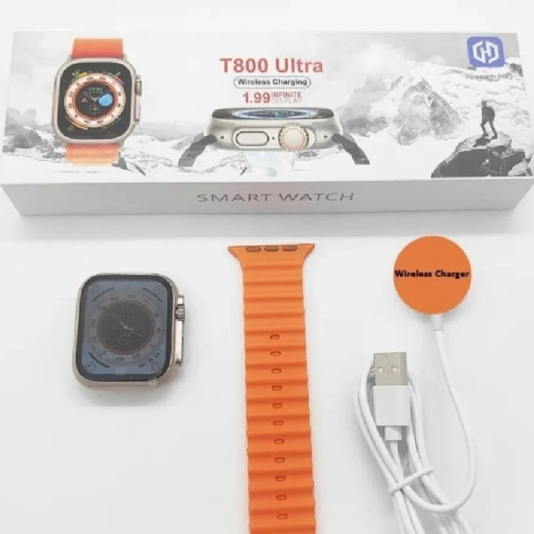 ساعت هوشمند تمام لمسی نمونه اپل واچ ضد آب تماس بلوتوس متصل به آیفون و اندروید smart watch اولترا ساعت اپل طرح