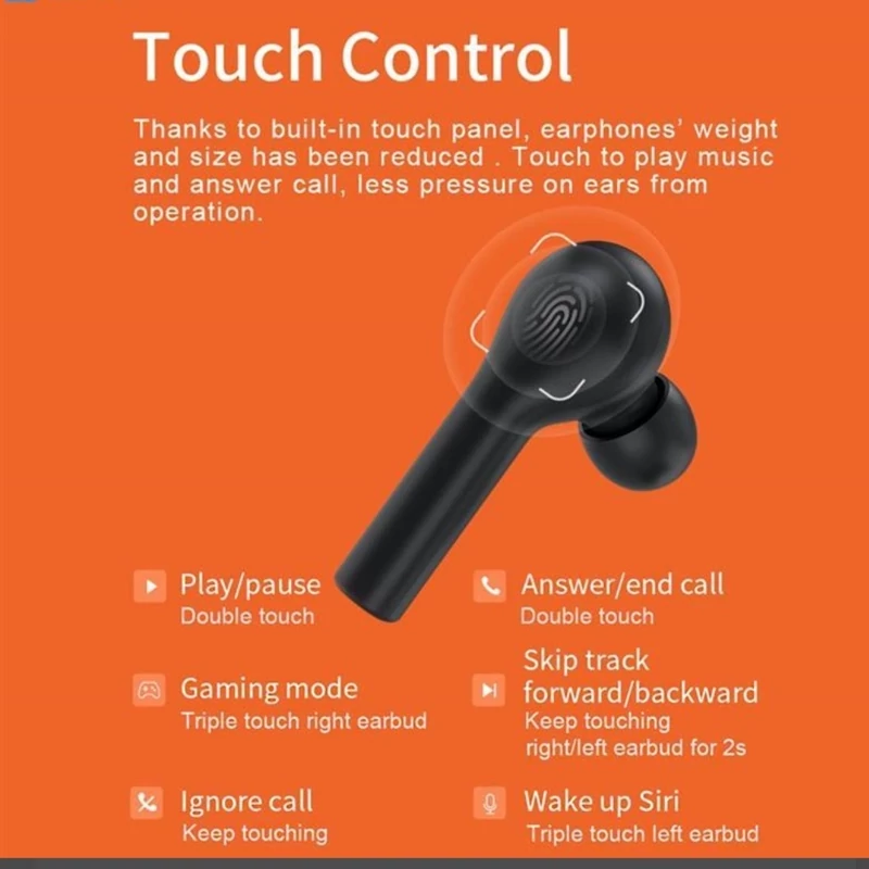 هندزفری بی سیم کیو سی وای مدل T5 quc هدست بی سیم بلوتوثی شیائومی QCY T5 TWS Smart Earbuds
