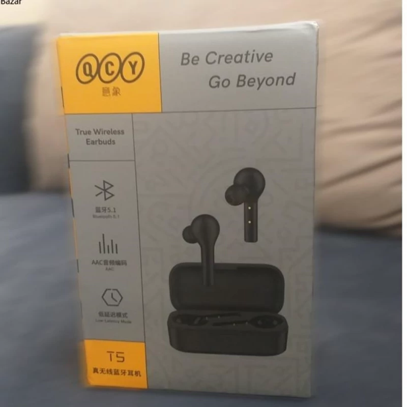 هندزفری بی سیم کیو سی وای مدل T5 quc هدست بی سیم بلوتوثی شیائومی QCY T5 TWS Smart Earbuds