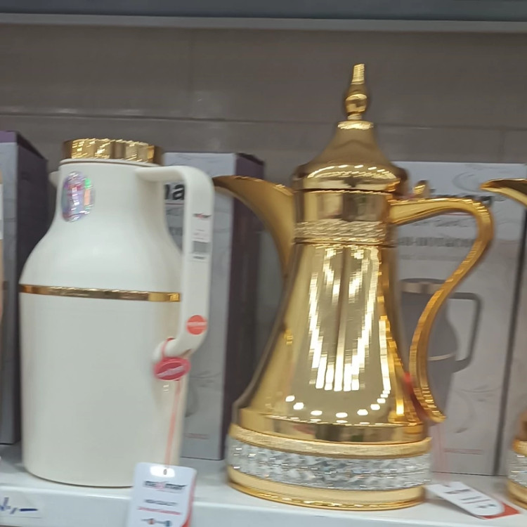 فلاکس چای قهوه عربی طلایی مارک دار درجه یک اصلی با نگه داری طولانی دبی لنج