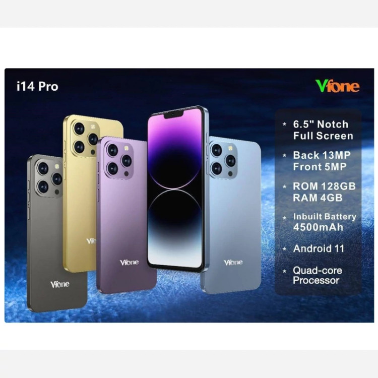 گوشی موبایل وی فون مدل Vfone i14Pro 128gig شبیه IPhone
