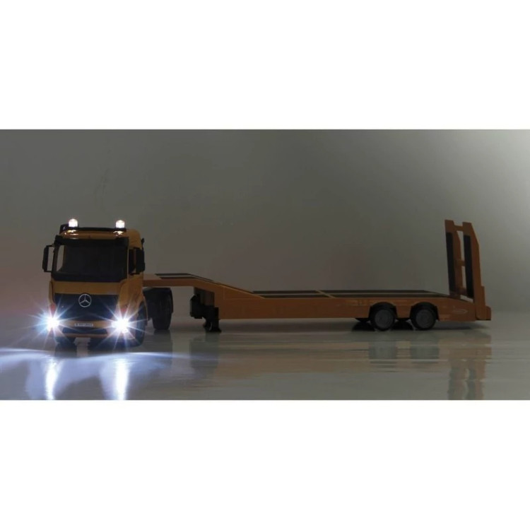 ماشین بازی کنترلی دابل ای مدل Mercedes Benz Arocs Flat Bed Trailer