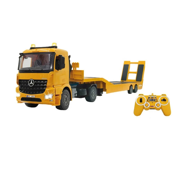 ماشین بازی کنترلی دابل ای مدل Mercedes Benz Arocs Flat Bed Trailer