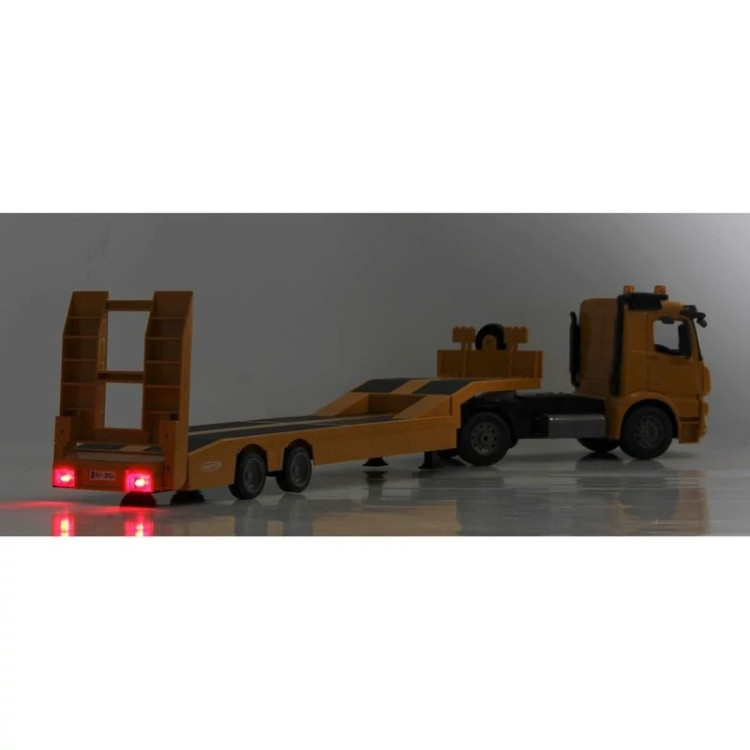 ماشین بازی کنترلی دابل ای مدل Mercedes Benz Arocs Flat Bed Trailer