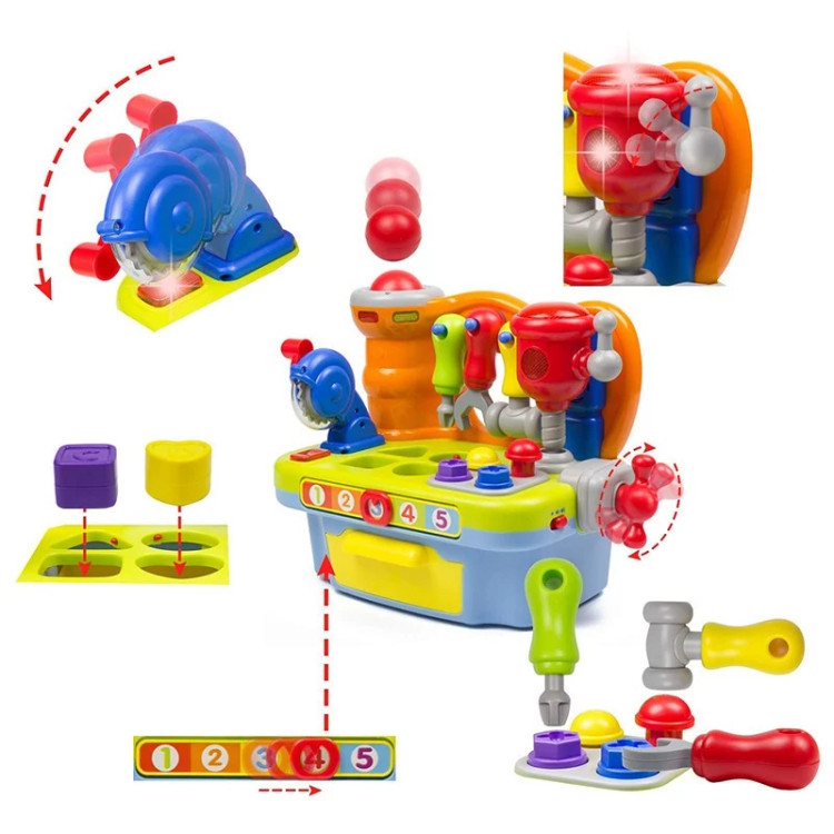 اسباب بازی هولا مدل جعبه ابزار کد 907
