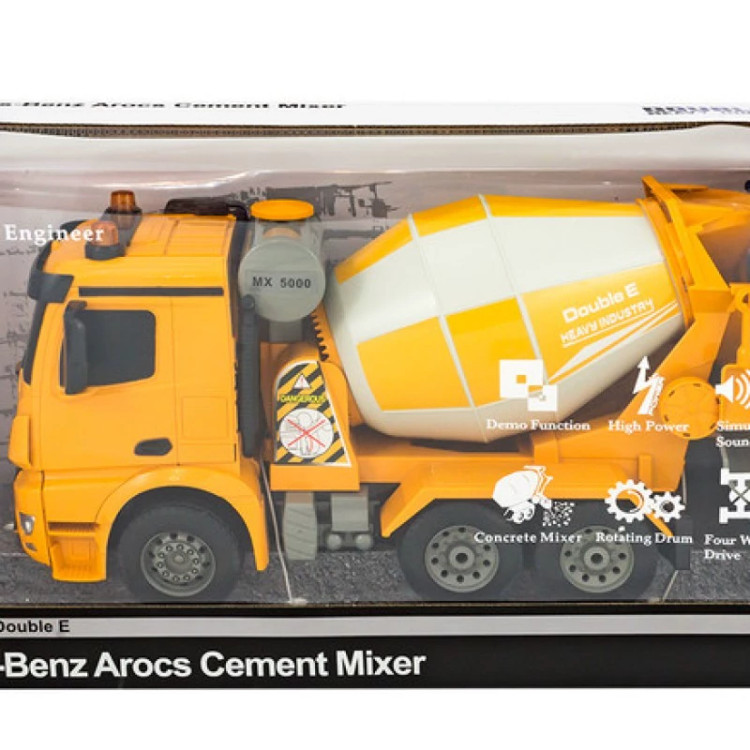 ماشین بازی کنترلی دبل ای مدل Mercedes Benz Cement Mixer