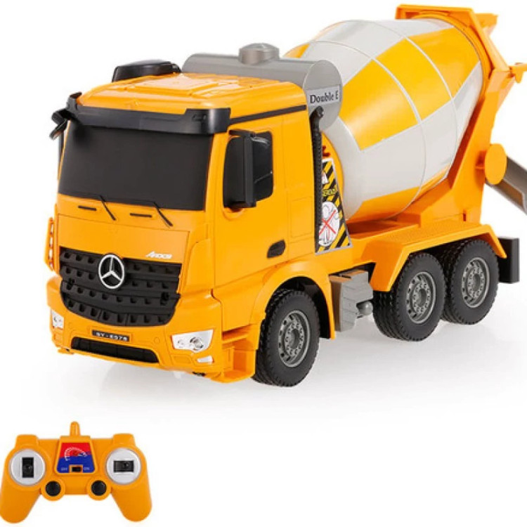 ماشین بازی کنترلی دبل ای مدل Mercedes Benz Cement Mixer