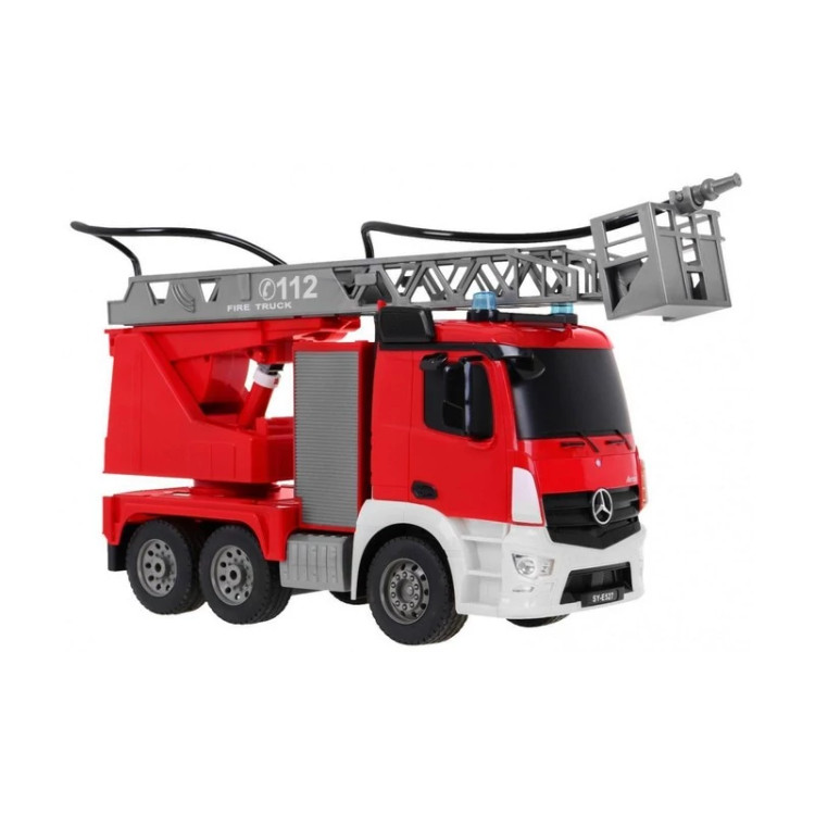 ماشین بازی کنترلی دبل ای مدل Mercedes Benz Antos Fire Truck