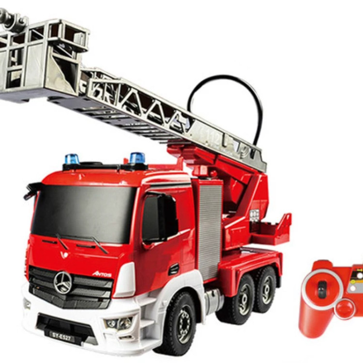 ماشین بازی کنترلی دبل ای مدل Mercedes Benz Antos Fire Truck