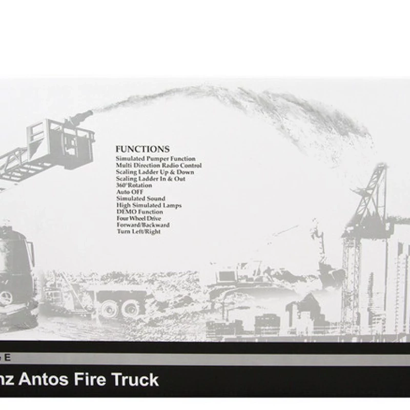 ماشین بازی کنترلی دبل ای مدل Mercedes Benz Antos Fire Truck