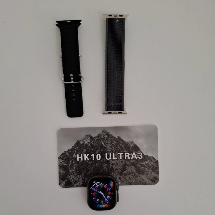 ساعت هوشمند ویرفیت مدل HK10 ultra3، سایز49، دارای قابلیت های کنترل موسیقی، شمارنده ضربان قلب، گام شمار، قابلیت مکالمه مس