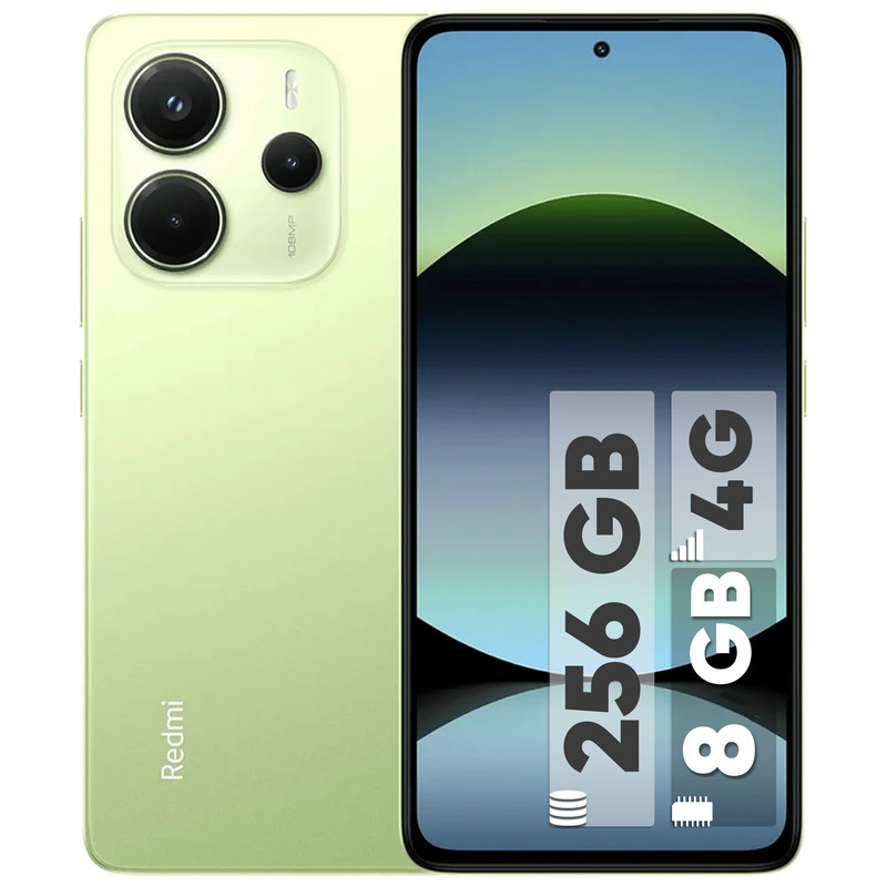 گوشی موبایل شیائومی مدل Redmi Note 14 4G دو سیم کارت ظرفیت 256 گیگابایت و رم 8 گیگابایت - به همراه سه عدد قاب