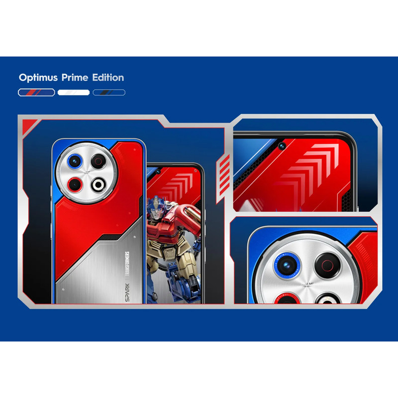گوشی موبایل تکنو مدل Spark 30 Pro Optimus Prime Limited Edition دو سیم کارت ظرفیت 256 گیگابایت و رم 8 گیگابایت