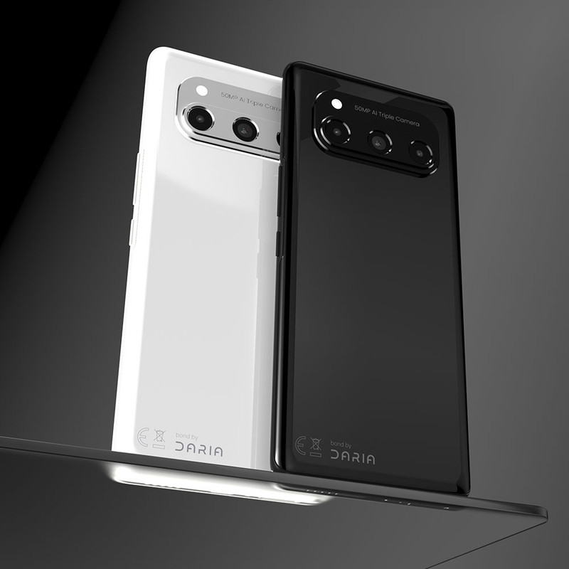 گوشی موبایل داریا مدل bond 5G دو سیم کارت ظرفیت 256 گیگابایت و رم 8 گیگابایت - نسخه امارات - به همراه شارژر 66 وات داریا