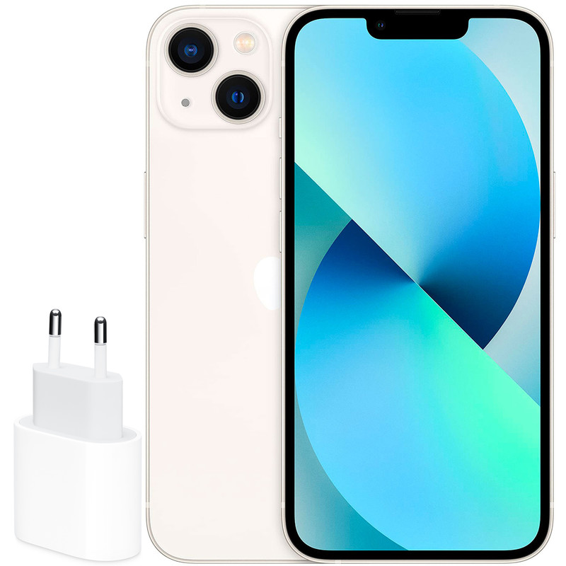 گوشی موبایل اپل مدل iPhone 13 CH دو سیم کارت ظرفیت 128 گیگابایت و رم 4 گیگابایت به همراه شارژر 20 وات اپل - نات اکتیو