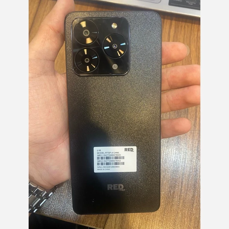 گوشی موبایل ردتون مدل RedTone L10 دو سیم کارت ظرفیت 128 گیگابایت و رم 4 گیگابایت -توسعه تا 8 گیگ رم