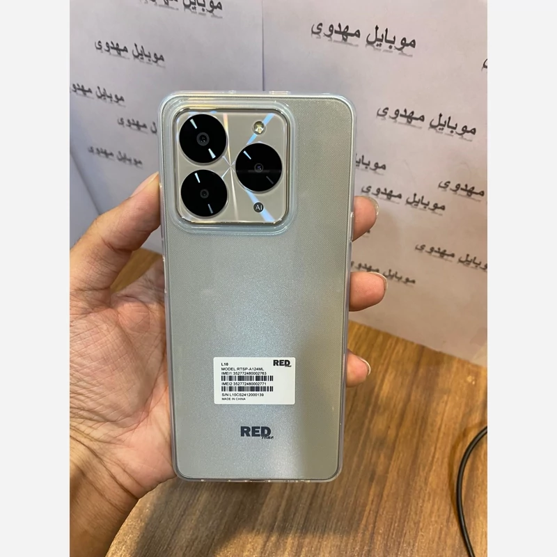 گوشی موبایل ردتون مدل RedTone L10 دو سیم کارت ظرفیت 128 گیگابایت و رم 4 گیگابایت -توسعه تا 8 گیگ رم