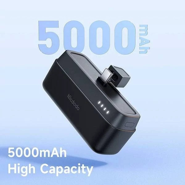 پاور بانک 5000 مک دودو تایپ سی با توان 20 وات مدل MC-6302 صد اورجینال