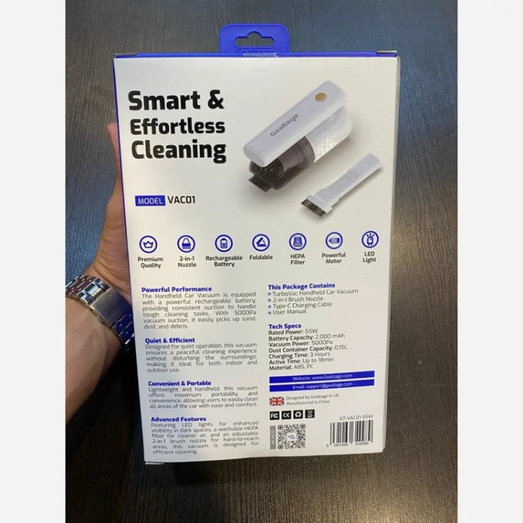 جارو شارژی دستی گلتیج مدل VAC01 TurboVac