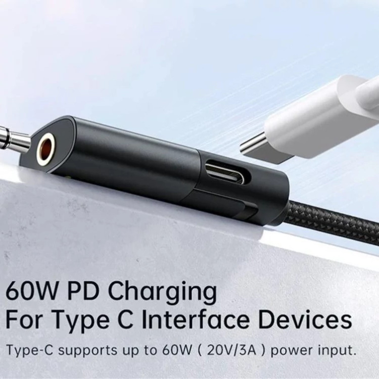 مبدل USB-C به جک 3.5 میلیمتری و USB مک دودو مدل CA-1880 صد اورجینال