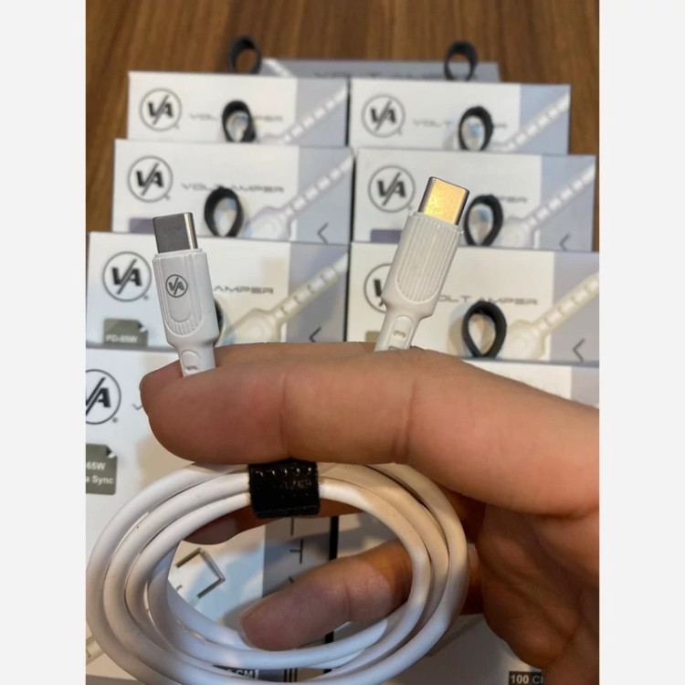 کابل شارژ VOLT AMPER مدل TYPE-C TO TYPE-C