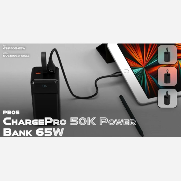 پاور بانک گلتیج مدل ChargePro ظرفیت 50000 میلی آمپر ساعت (GOALTAGE GT-PB05 65W)