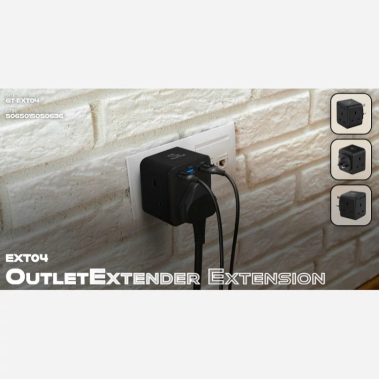 چندراهی برق گلتیج مدل EXT04 - OutletExtender