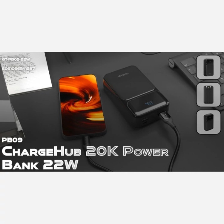 پاور بانک گلتیج مدل ChargeHub ظرفیت 20000 میلی آمپر ساعت (GOALTAGE GT-PB09 22W)