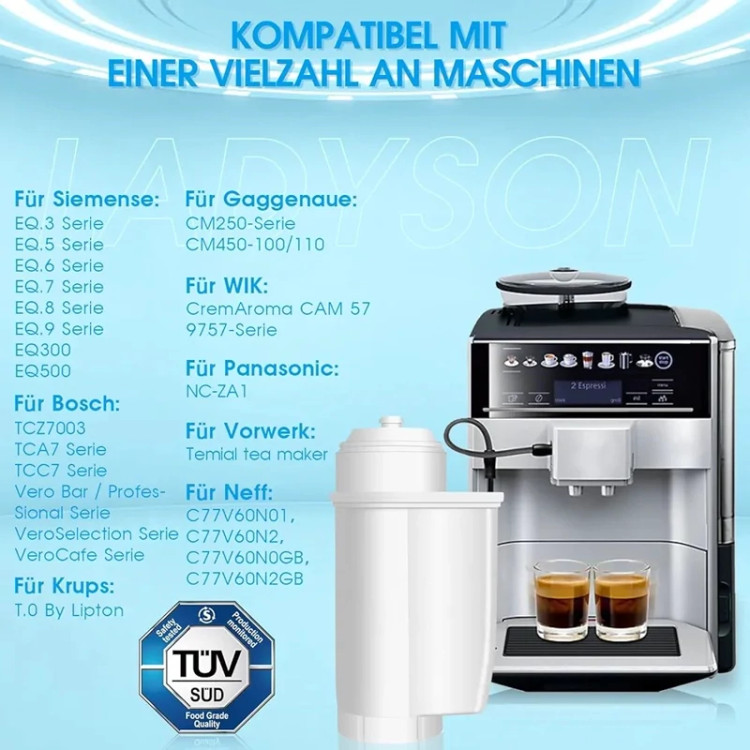 فیلتر3عددی قهوه ساز تمام اتوماتیک Bosch/simens/neff/gaggenau