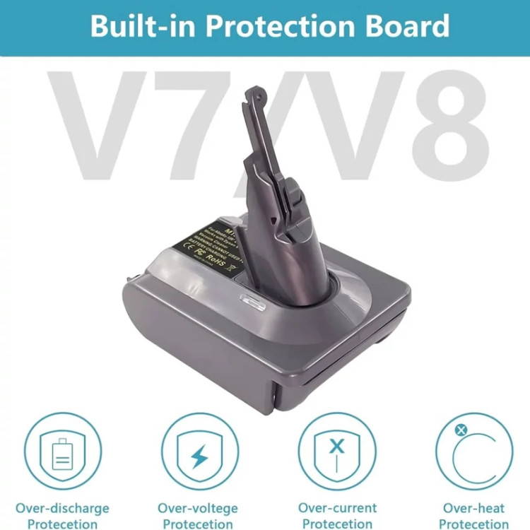 آداپتور باتری جارو شارژی دایسون مدل V7/ V8 اورجینال امازون المان