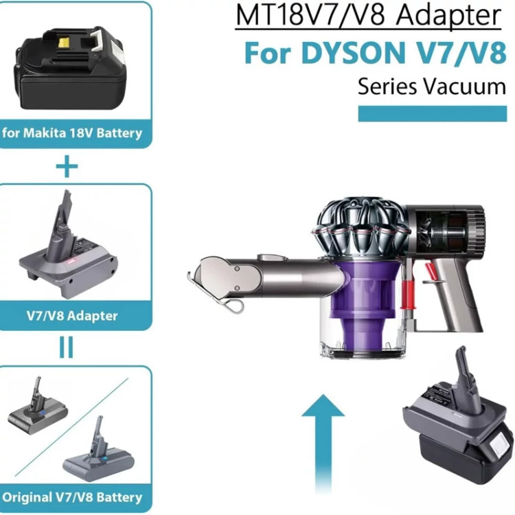 آداپتور باتری جارو شارژی دایسون مدل V7/ V8 اورجینال امازون المان
