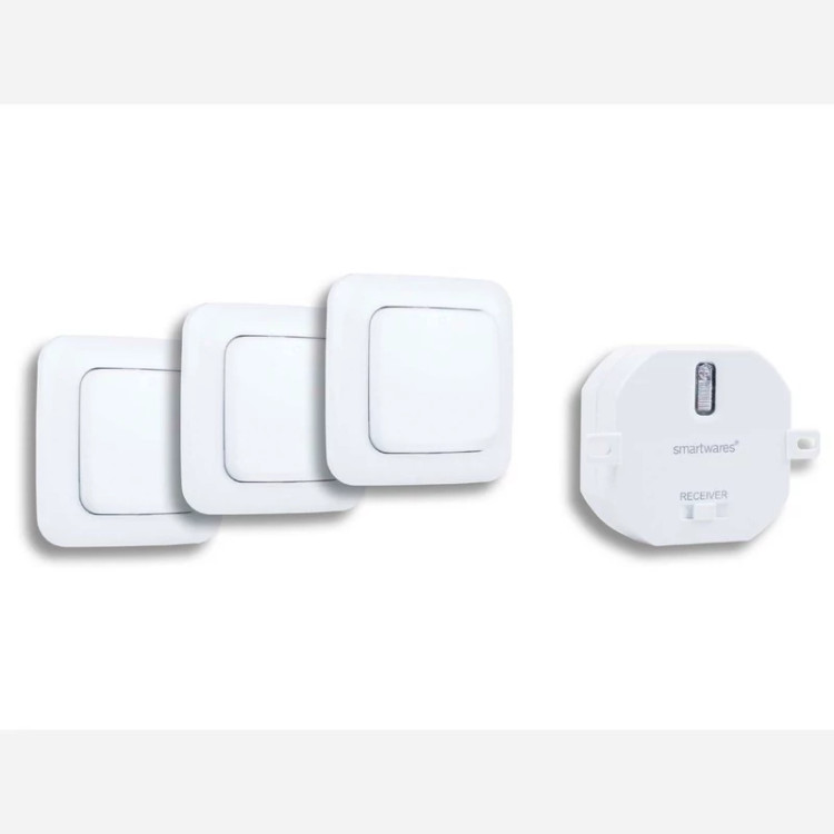 مجموعه 3عددی کلید برق بیسیم کنترل از راه دورSmartwares اورجینال امازون المان