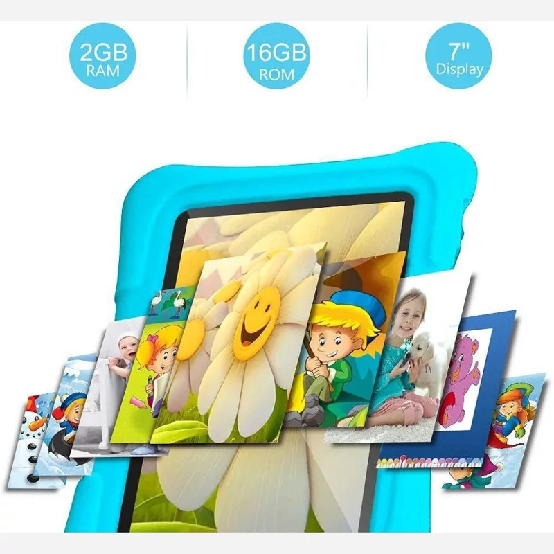 تبلت 7اینچی کودک برند DRAGON TOUCH.اندروید 8 دوربین دار اورجینال امازون المان