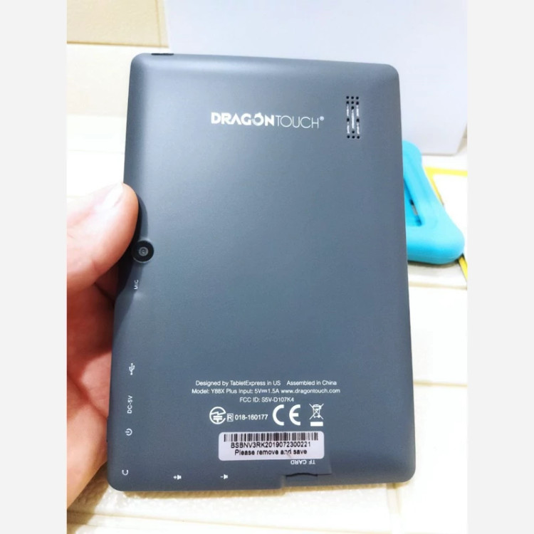 تبلت 7اینچی کودک برند DRAGON TOUCH.اندروید 8 دوربین دار اورجینال امازون المان