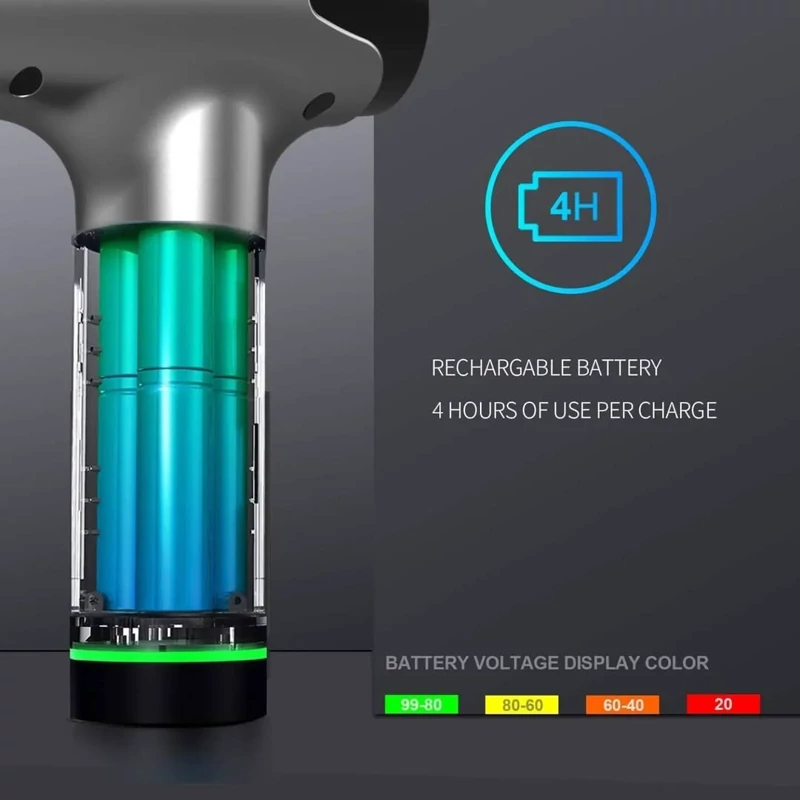 ماساژور تفنگی برند MAX FREEالمان موتور براشلس 24V