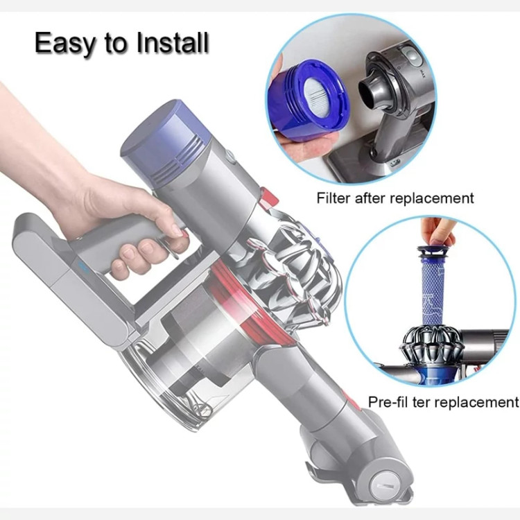 پک3 عددی فیلتر جارو شارژی دایسون مدل V 8 و V 7 اورجینال امازون المان