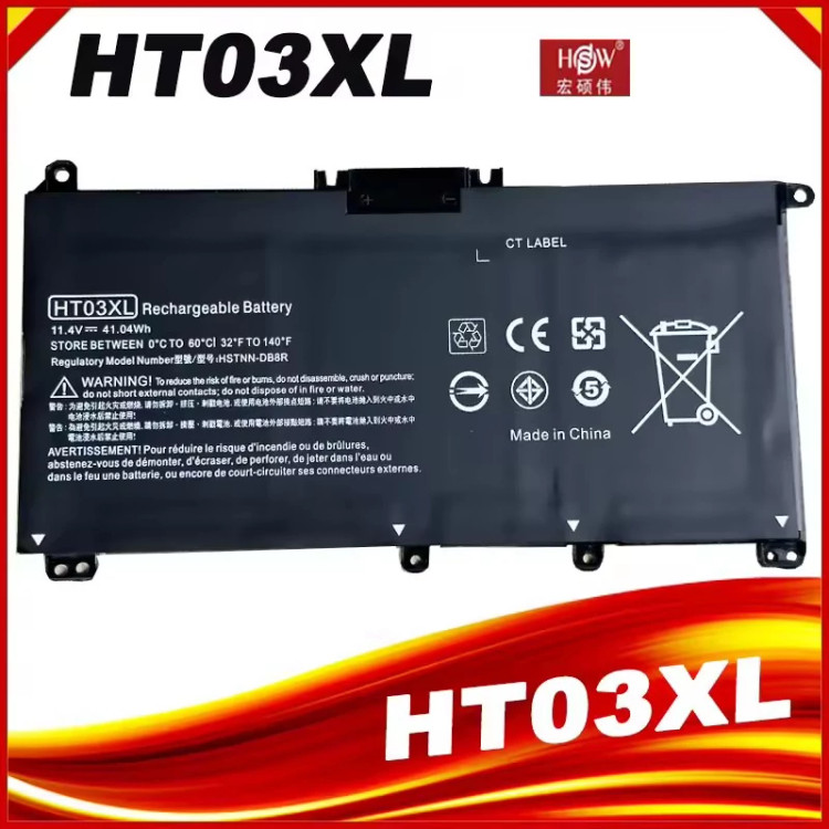 باتری 3 سلولی اچ پی hpمدل باتریHT03XL اورجینال امازون المان