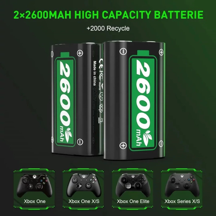 بسته باتری شارژ سریع 2X برای Xboxباتری قابل شارژ اورجینال امازون المان