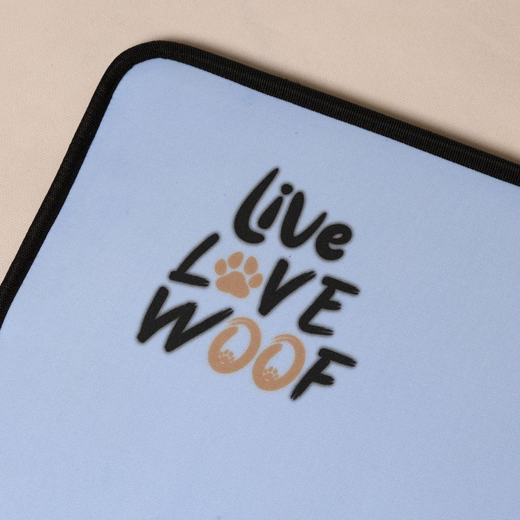مت ظرف آب و غذا سگ مدل Woof