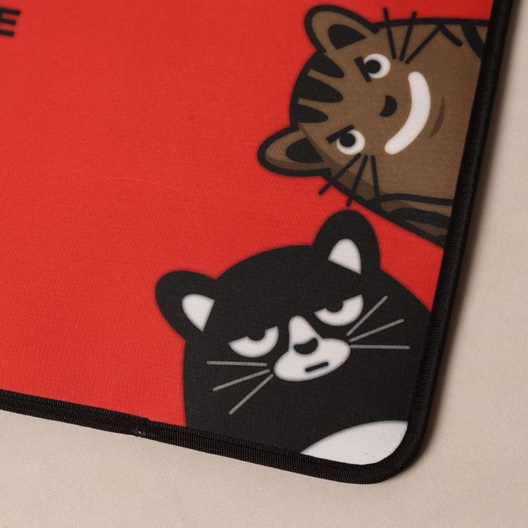 مت ظرف آب و غذا گربه مدل AngryCats