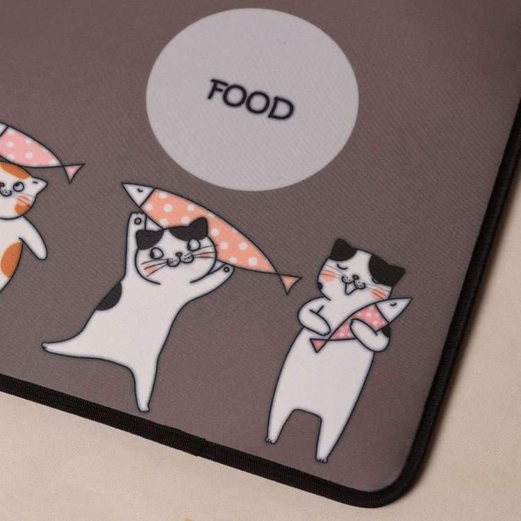 مت ظرف آب و غذا گربه مدل HappyCat