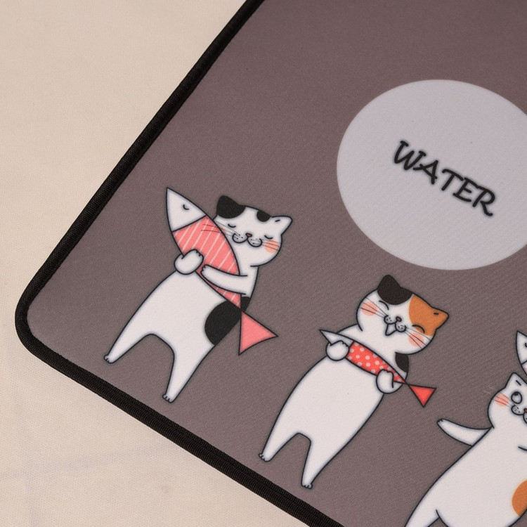 مت ظرف آب و غذا گربه مدل HappyCat