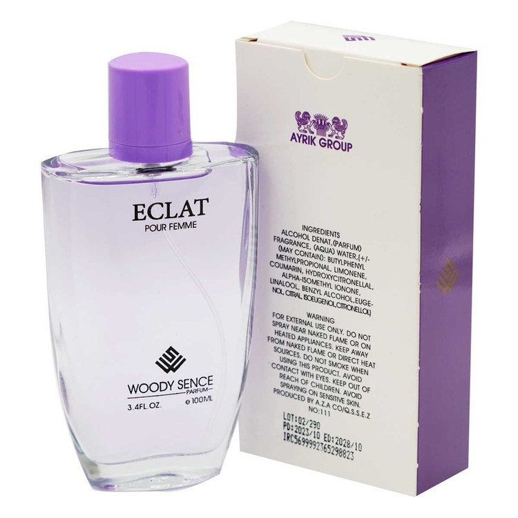 ادوپرفیوم زنانه وودی سنس مدل Eclat حجم 100 میلیلیتر