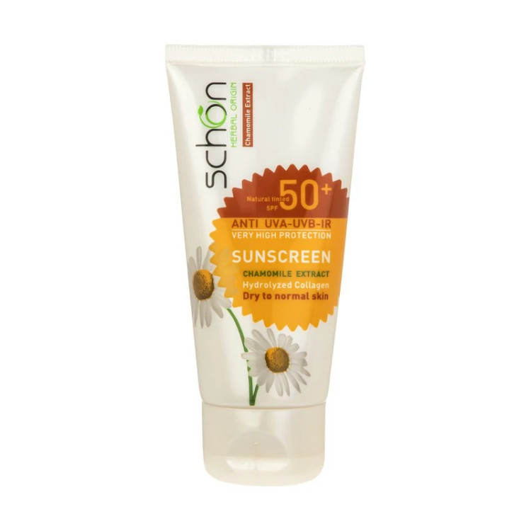 کرم ضد آفتاب رنگی شون، 50 SPF، مدل Herbal Origin، مناسب پوست خشک تا نرمال تنالیته رنگ متوسط و حجم 50 میلیلیتر، محافظت ک